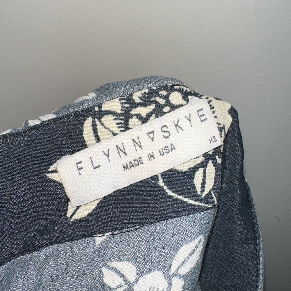 Flynn Skye Black and White Floral Backless Dress Size XS - Picture 6 of 8